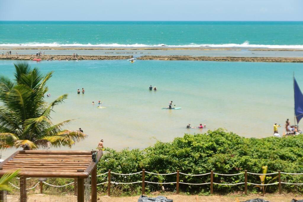 Flat Vista Mar No La Fleur Polinesia - Muro Alto - Porto De Galinhas Cupe 외부 사진