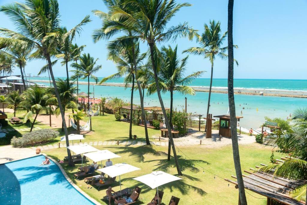 Flat Vista Mar No La Fleur Polinesia - Muro Alto - Porto De Galinhas Cupe 외부 사진