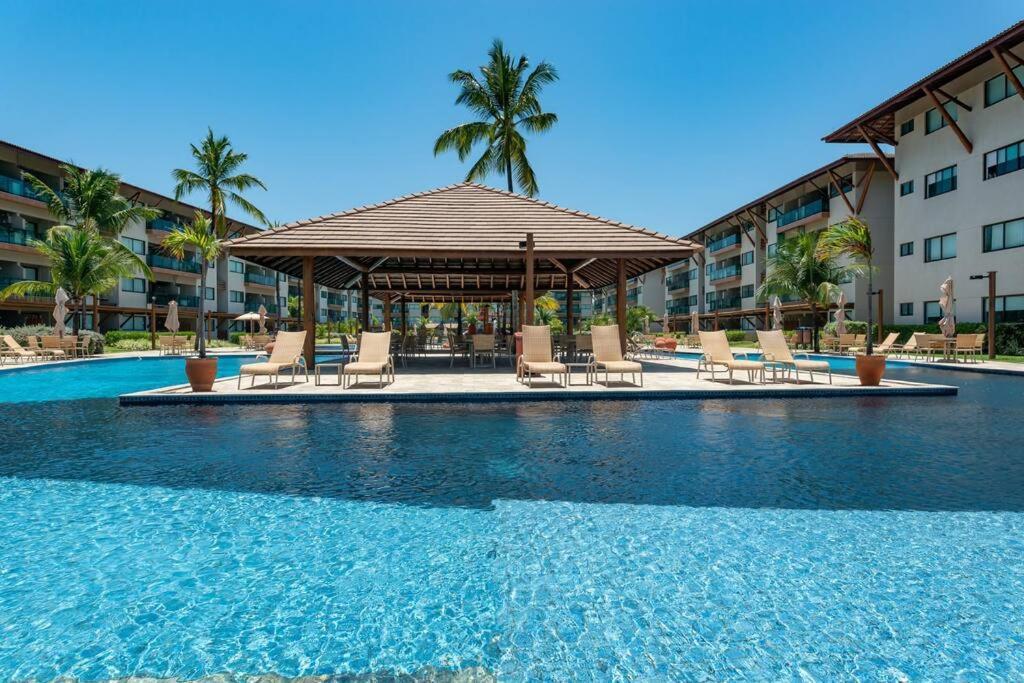 Flat Vista Mar No La Fleur Polinesia - Muro Alto - Porto De Galinhas Cupe 외부 사진