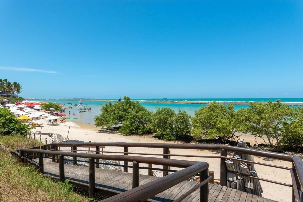 Flat Vista Mar No La Fleur Polinesia - Muro Alto - Porto De Galinhas Cupe 외부 사진
