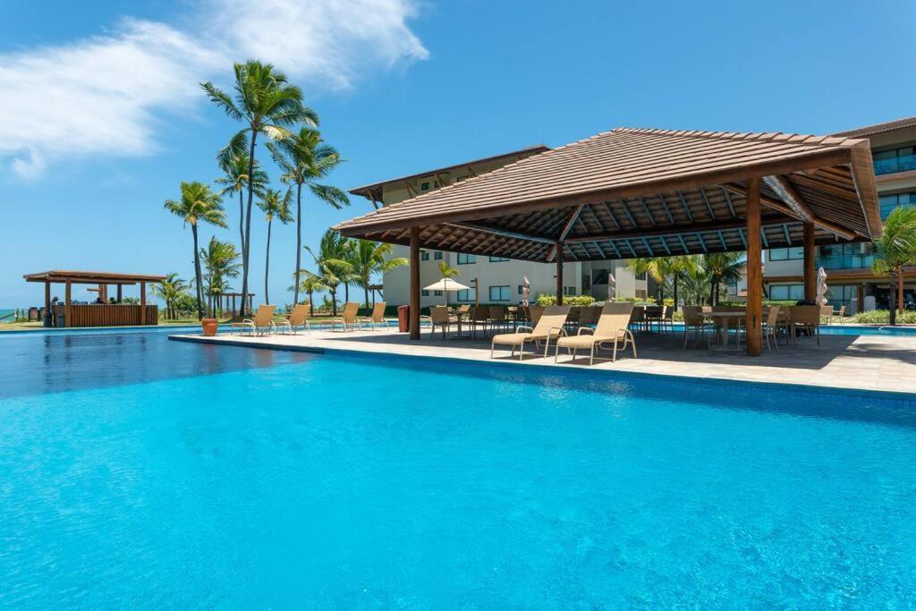 Flat Vista Mar No La Fleur Polinesia - Muro Alto - Porto De Galinhas Cupe 외부 사진